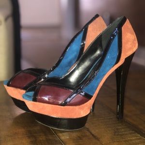 Jessica Simpson colorblock pumps